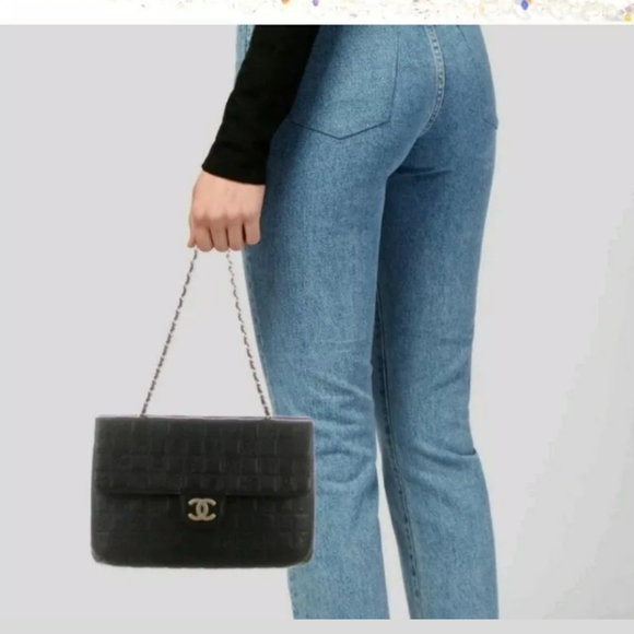 🎉HP🎉CHANEL Black Precious Symbols Double Flap - Picture 8 of 8